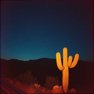 Driving Through the Desert
